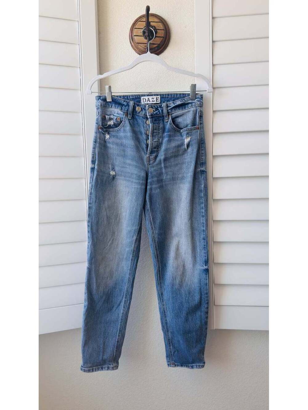 DAZE Tough Love High Rise Straight Leg Jeans Size 26